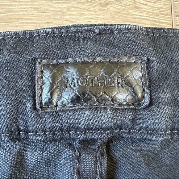 Mother Jeans The Looker Crop Not Guilty Black Skinny Jeans - Picture 4 of 10